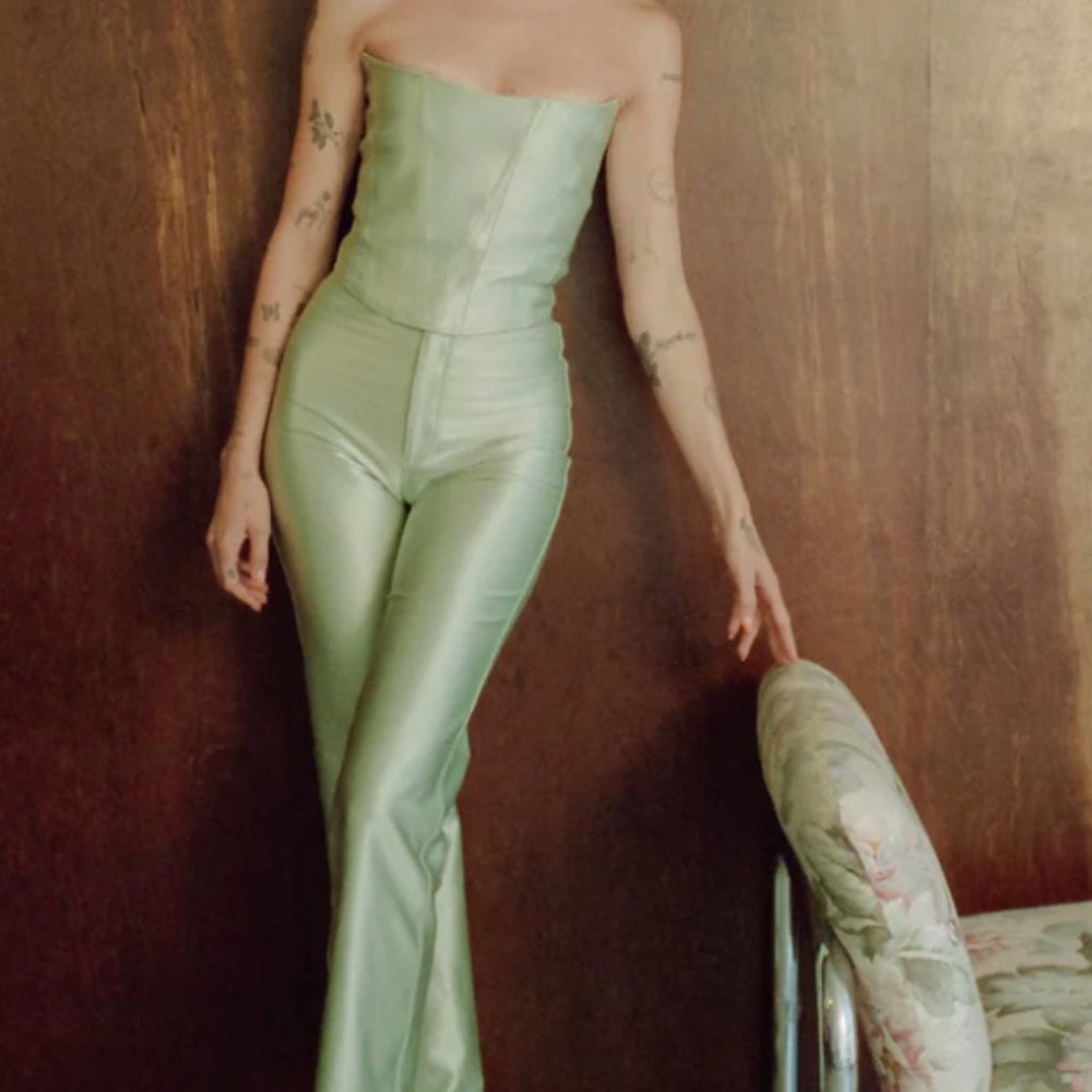 Rezek Studio Hustle Pant and Star Corset Mint Medium